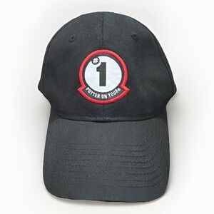 Odyssey Golf Hat Cap Strap Back Black Putter On Tour Mens PGA Golf Tour